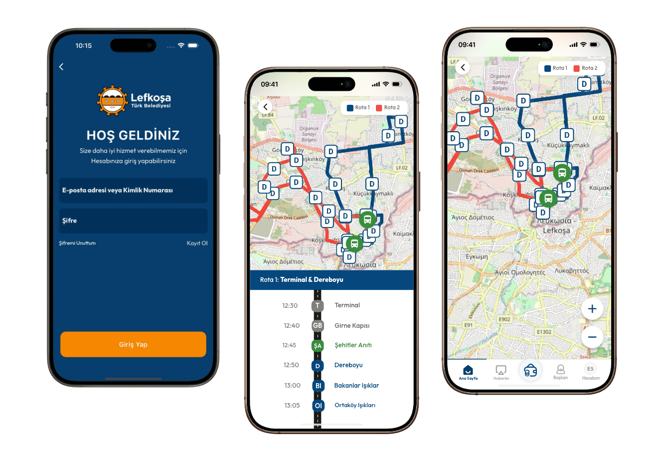 Lefkoşa Bus Night Service Mobile Application